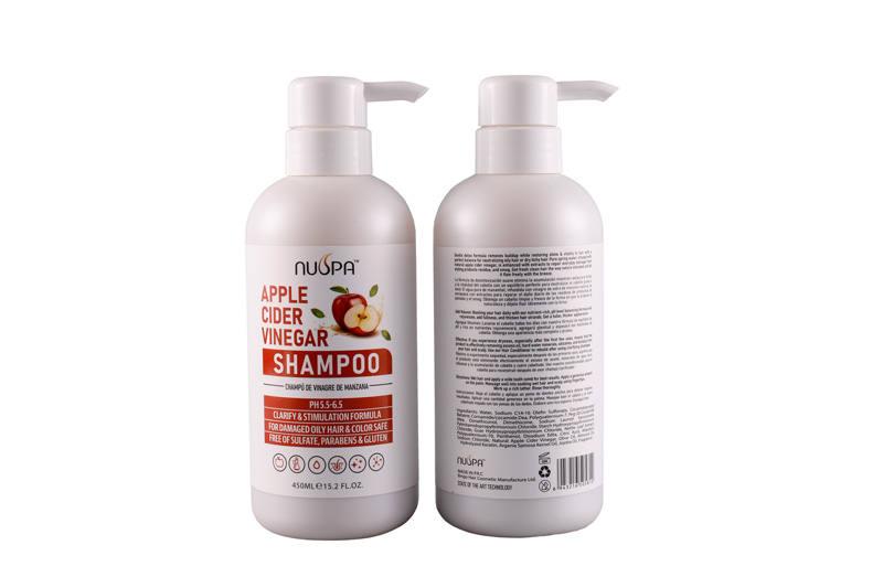 NUSPA Apple Cider Vinegar Shampoo Organic Clarifying Refresh